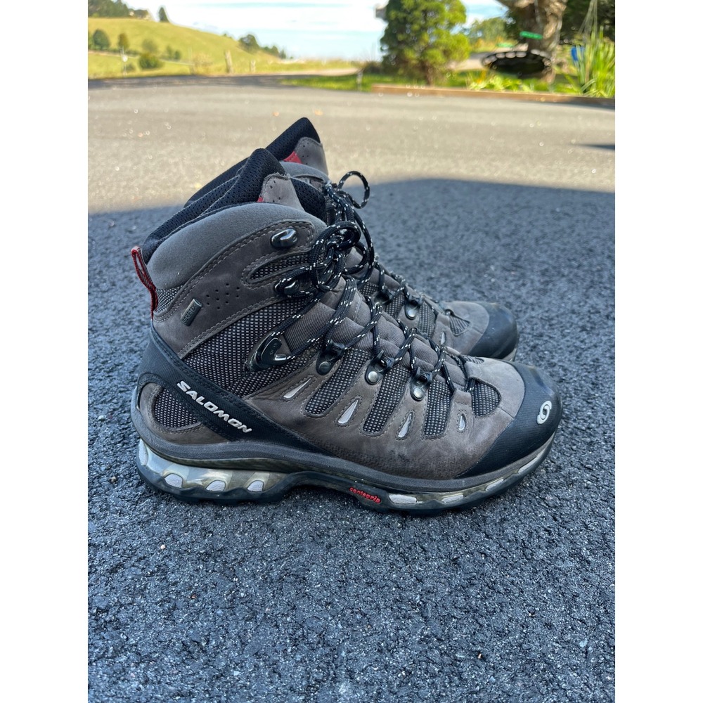 Salomon Quest 4D GTX Mens Hiking Boots Gore-Tex Waterproof Grey 8 590606